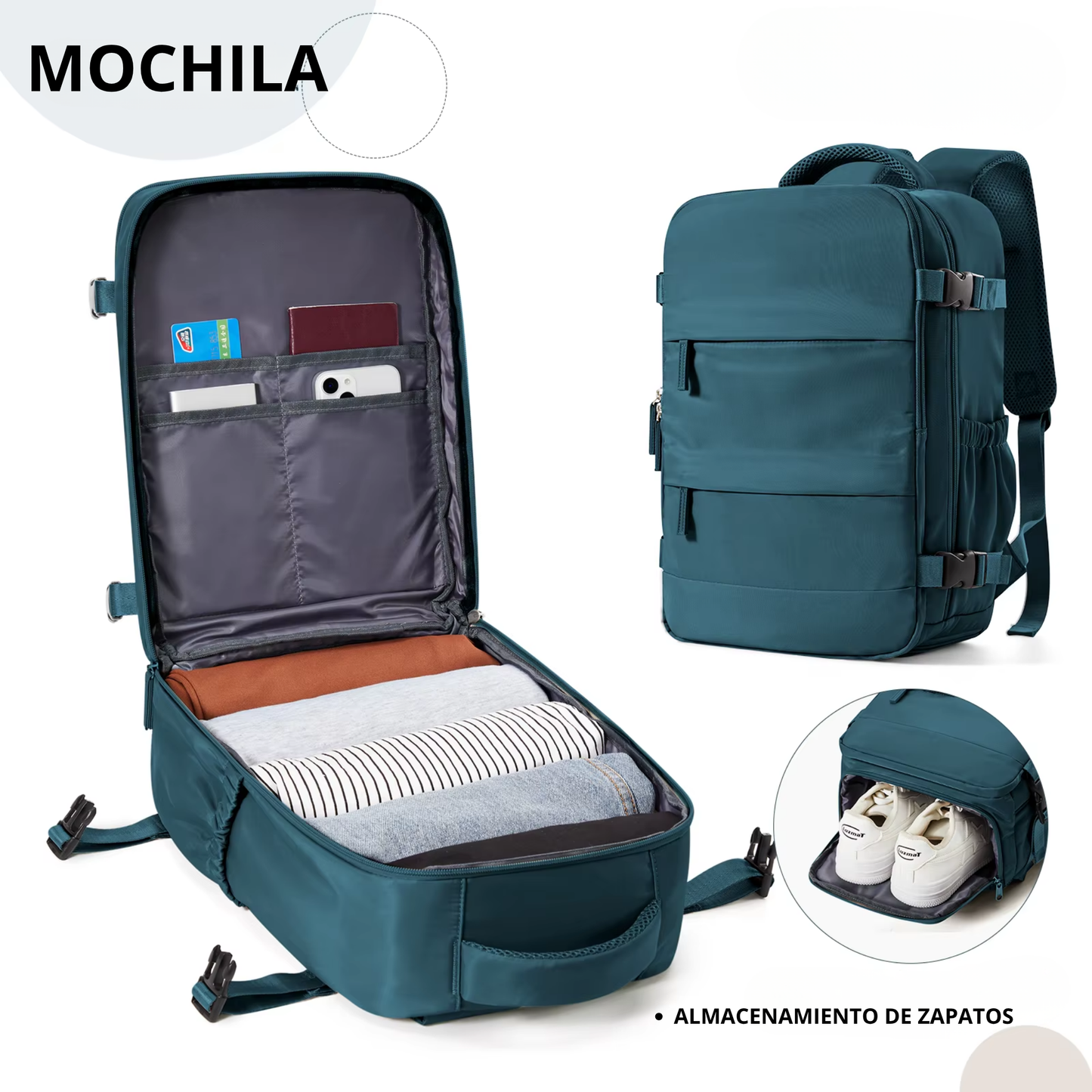 Mochila Para Cabina 40X30X20